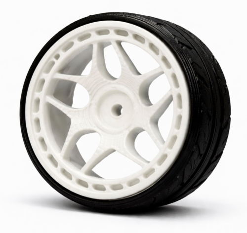 llavero llanta de coche deportiva 3.5 cm – diseño multi radio realista | accesorio tuning para llaves