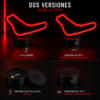 lámpara circuito de monza led roja – decoración motorsport para escritorio | luz ambiental sim racing | usb c o pila