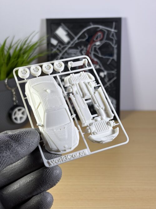 kit card coche deportivo estilo bmw e46 – maqueta 3d coleccionable racing