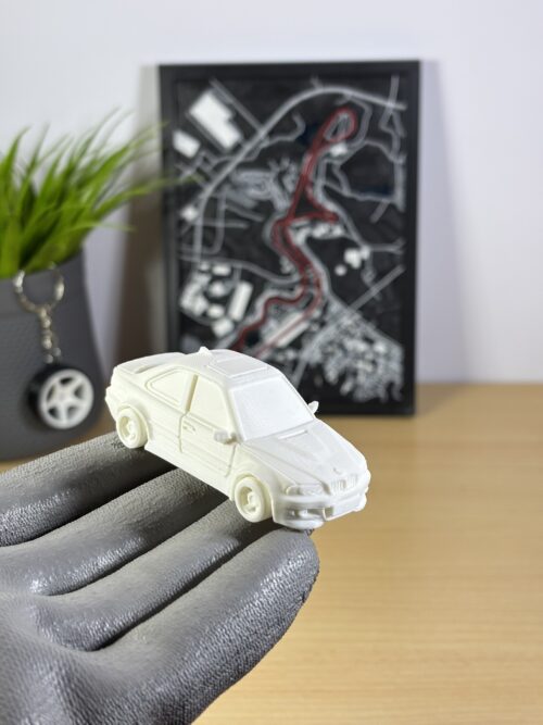 kit card coche deportivo estilo bmw e46 – maqueta 3d coleccionable racing