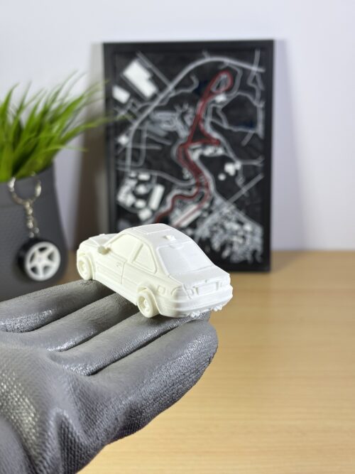 kit card coche deportivo estilo bmw e46 – maqueta 3d coleccionable racing