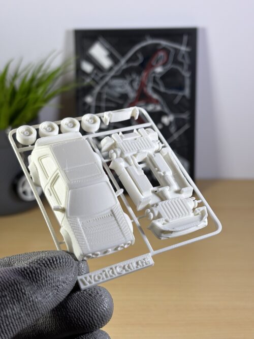 kit card coche deportivo estilo golf gti mk2 – maqueta 3d coleccionable