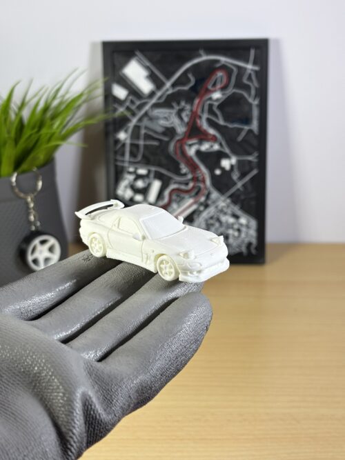 kit card coche deportivo estilo mazda rx 7 fd – maqueta 3d coleccionable jdm