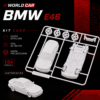 kit card coche deportivo estilo bmw e46 – maqueta 3d coleccionable racing