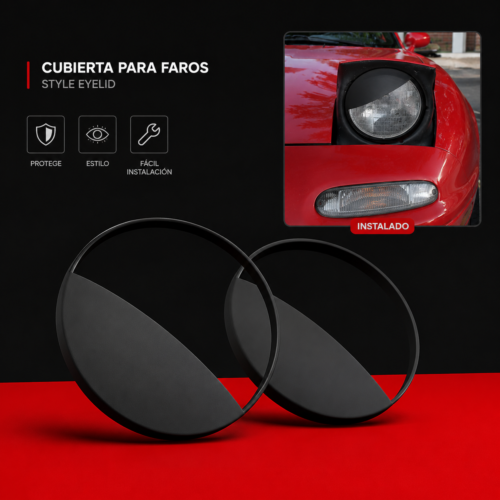 cubierta para faros style eyelid para mazda mx5 na – accesorio jdm para faros escamoteables