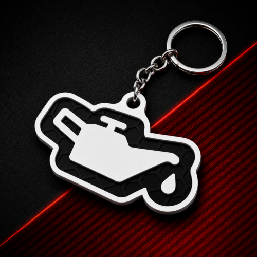 Llavero Aceite Motor Racing – Accesorio para Amantes del Motor
