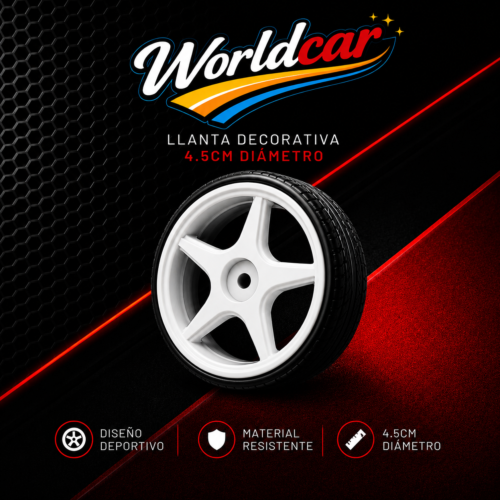 Llanta Decorativa Estrella 5 Radios | Decoración Motorsport
