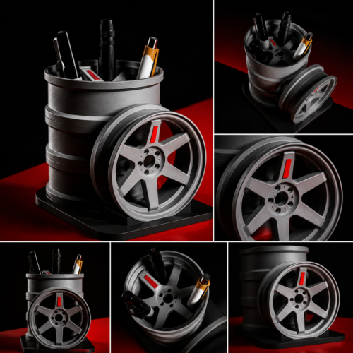 Soporte para bolígrafos llanta racing Worldcar