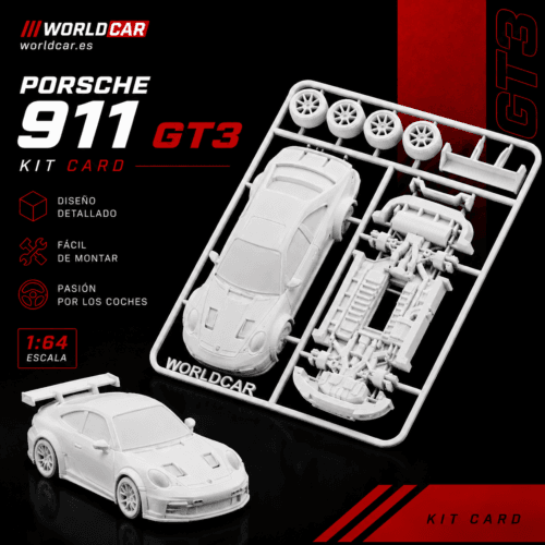 Kit Card GT3 escala 1:64 para amantes del motor y la decoración racing
