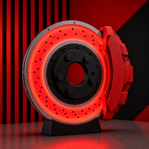 Lámpara Ambiental Disco de Freno Racing LED